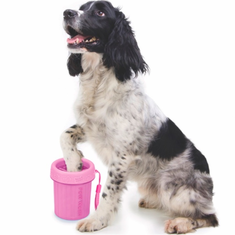 New Nice Paws Paw Washer w/Towel with tags in box pink ⭐️⭐️⭐️⭐️ - Picture 13 of 14